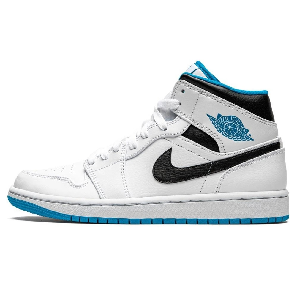 Air Jordan 1 Mid Laser Blue 554724 141 1 - www.kickbulk.cc